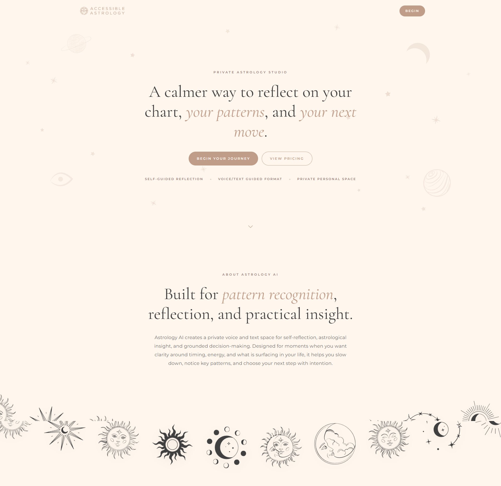 Astrology AI project interface