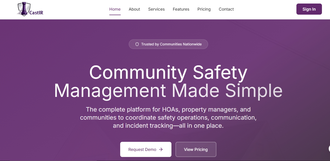 CastlR project interface